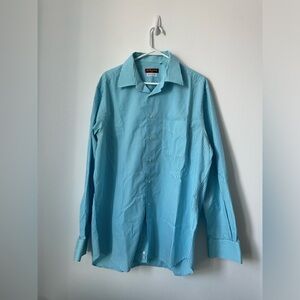 STRADA Italy Men's Pinstripe Button up Shirt